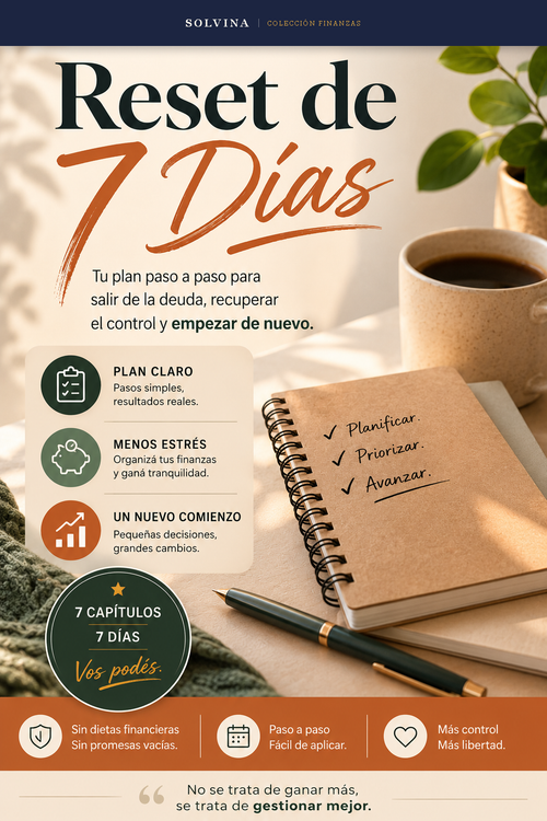 Reset de 7 Días - portada completa Solvina